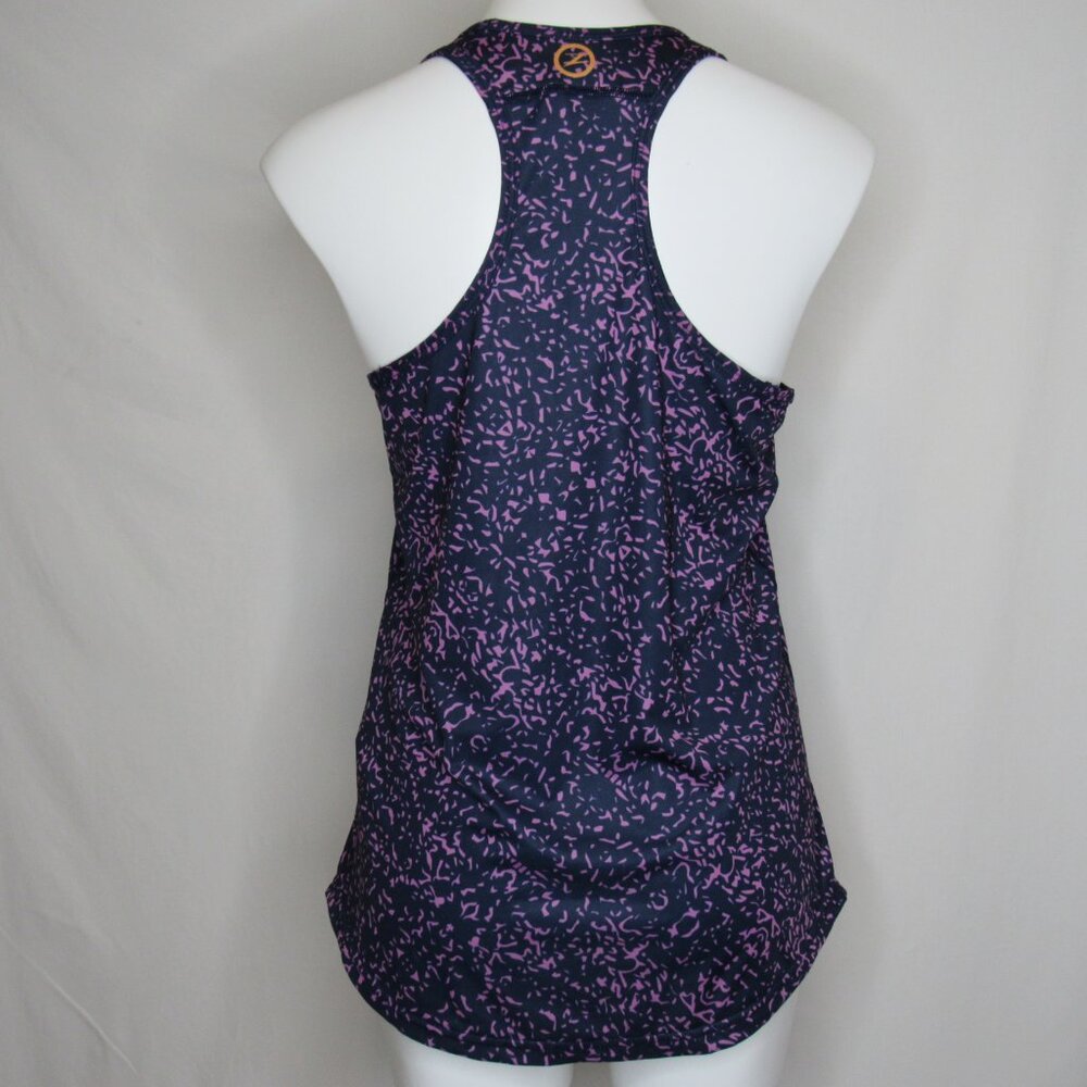 Zoot Purple Abstract Print Racer Back Sport Tank Top Women's L Large - Picture 3 of 8
